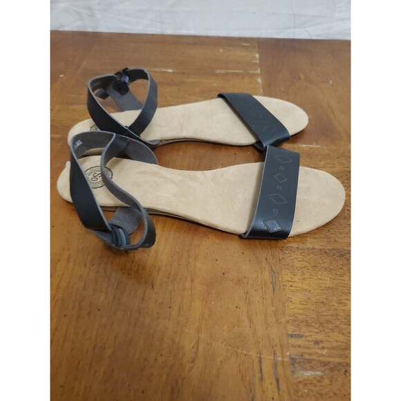 So Authentic American Heritage Ocean Black Geomentric Sandals Size 9.5 New - Picture 2 of 6